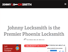 Tablet Screenshot of johnny-locksmith.net